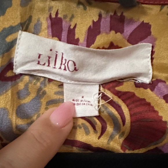 Colorful Paisley Wrap Robe - Picture 2 of 7